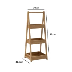 5five Desserte 3 niveaux, Bambou