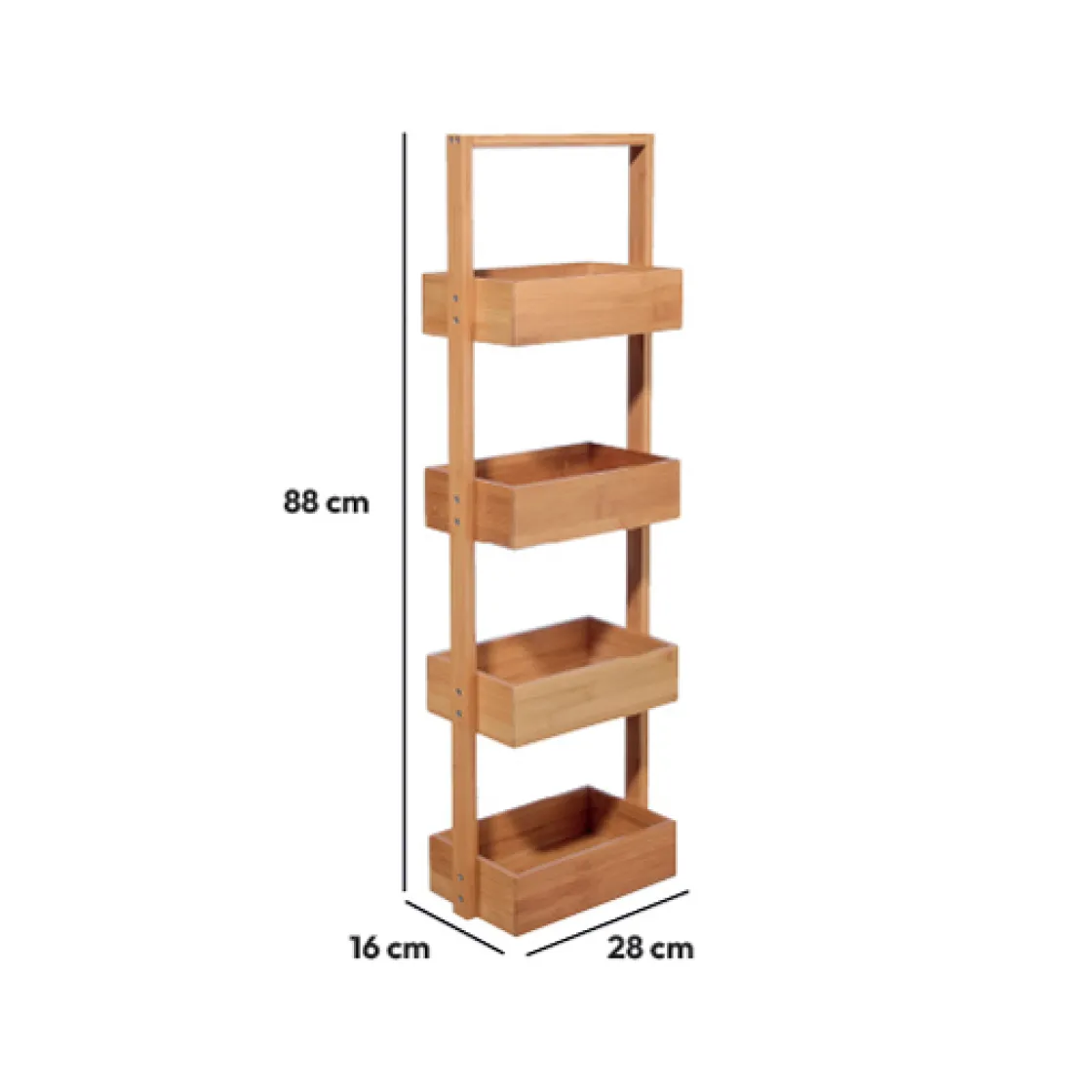 5five Desserte 4 niveaux, Bambou