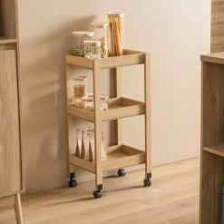 5five Desserte 3 niveaux, Beige