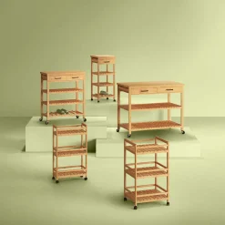 5five Desserte 3 niveaux moyen modèle, Bambou