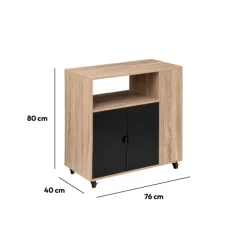 5five Desserte 3 niveaux, Noir