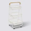 5five Desserte à roulettes 3 niveaux, Beige