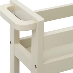 5five Desserte à roulettes 3 niveaux, Beige naturel