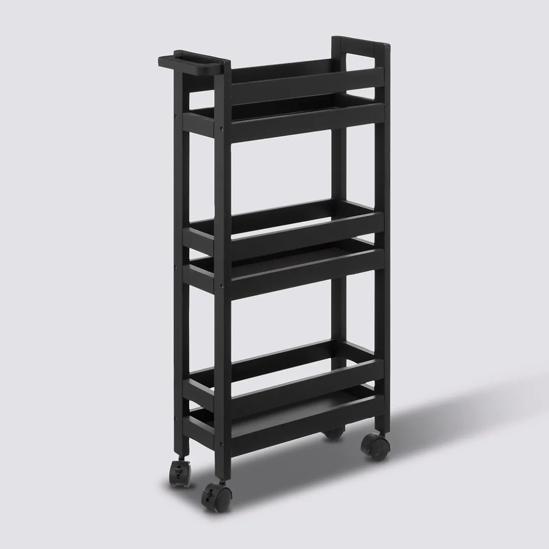 5five Desserte à roulettes 3 niveaux, Noir khôl