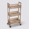 5five Desserte à roulettes 3 étages en bois