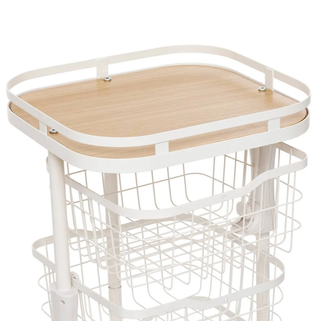 5five Desserte, L.34,5 cm, Blanc