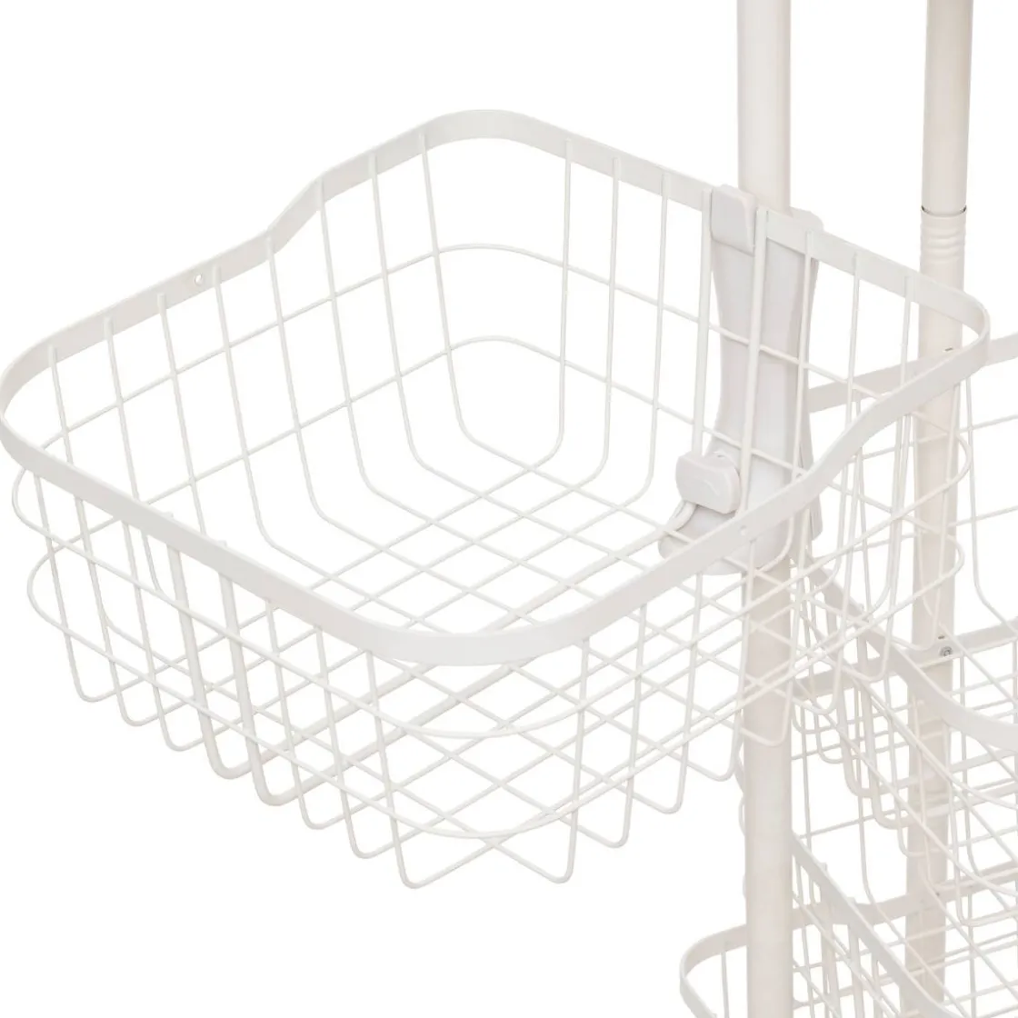 5five Desserte, L.34,5 cm, Blanc