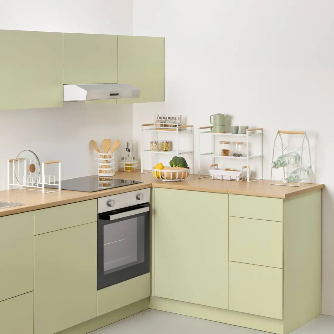 5five Desserte, L.34,5 cm, Blanc