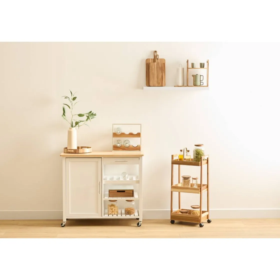 5five Desserte, l.40 cm, Marron