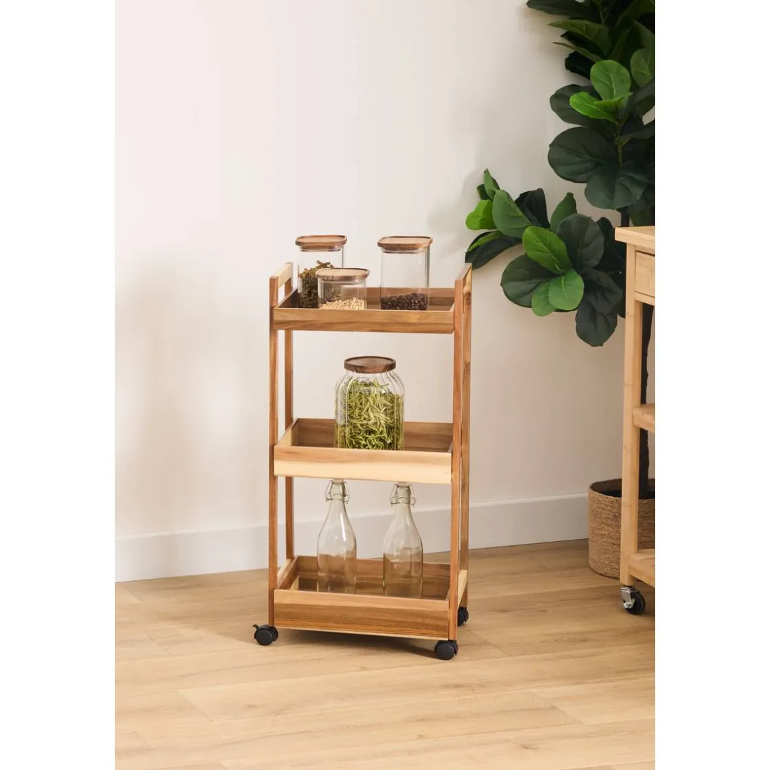 5five Desserte, l.40 cm, Marron