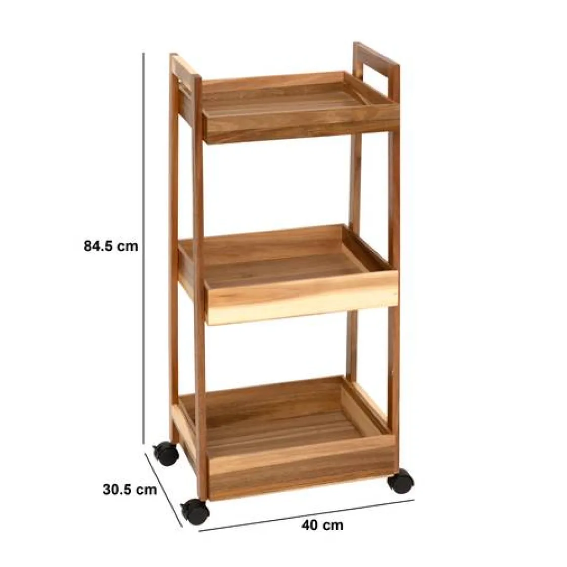 5five Desserte, l.40 cm, Marron