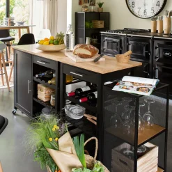 5five Desserte petit modèle, Noir