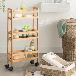 5five Desserte étroite 3 niveaux à roulettes