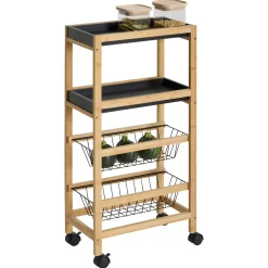 5five Desserte étroite 3 niveaux, Noir