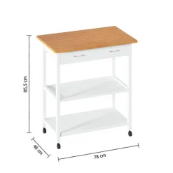 5five Dessertes 2 niveaux, Blanc