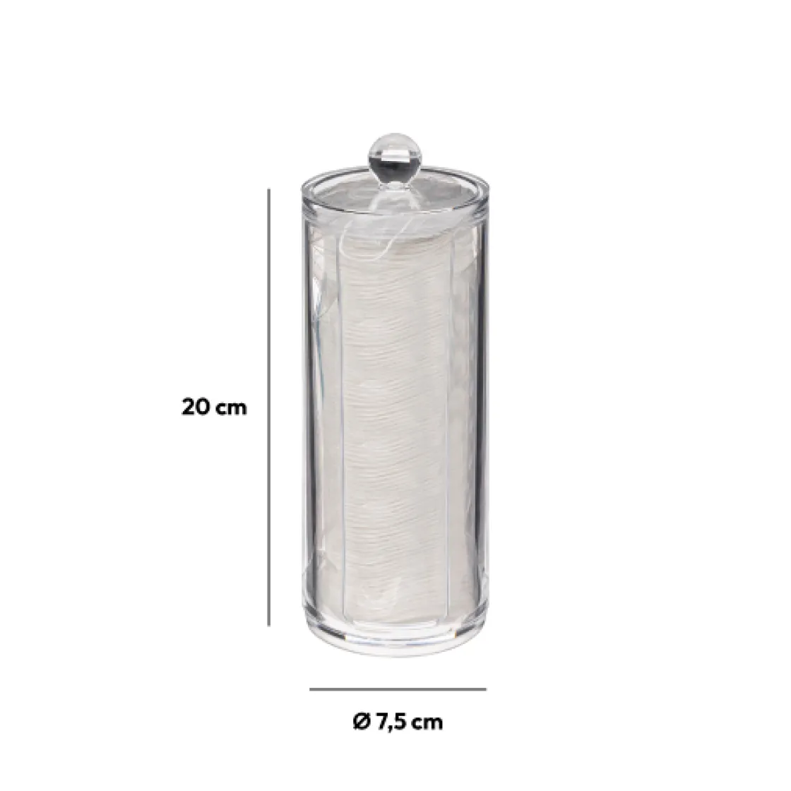 5five Distributeur de coton, Transparent