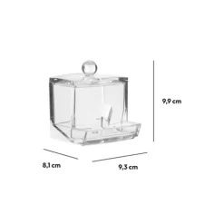 5five Distributeur de cotons-tiges, Transparent