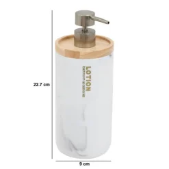 5five Distributeur de savon, 840 ml, Blanc