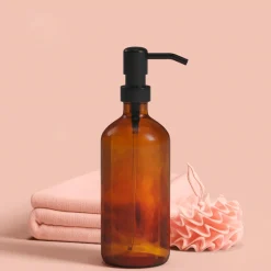 5five Distributeur de savon 450ml, Marron