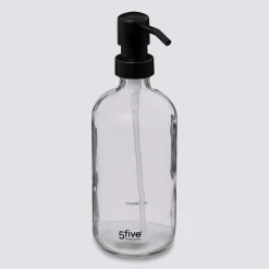 5five Distributeur de savon 450ml, Transparent