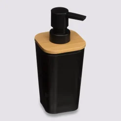 5five Distributeur de savon 200ml, Noir