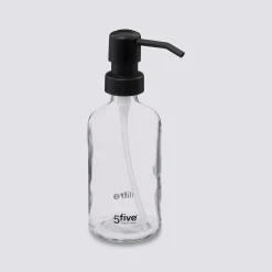 5five Distributeur de savon 250ml, Transparent