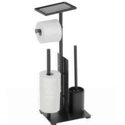 5five Dérouleur avec réserve et brosse, Noir