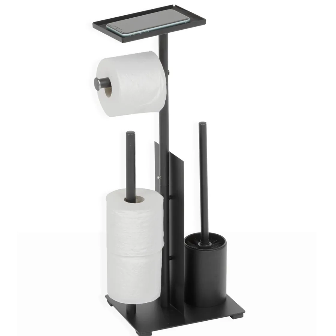 5five Dérouleur avec réserve et brosse, Noir