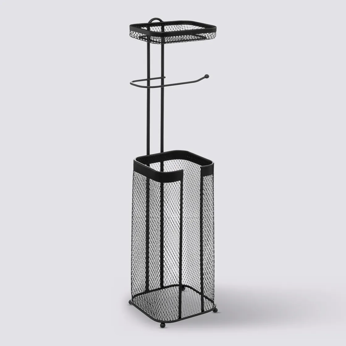 5five Dérouleur avec réserve et support, Métal noir