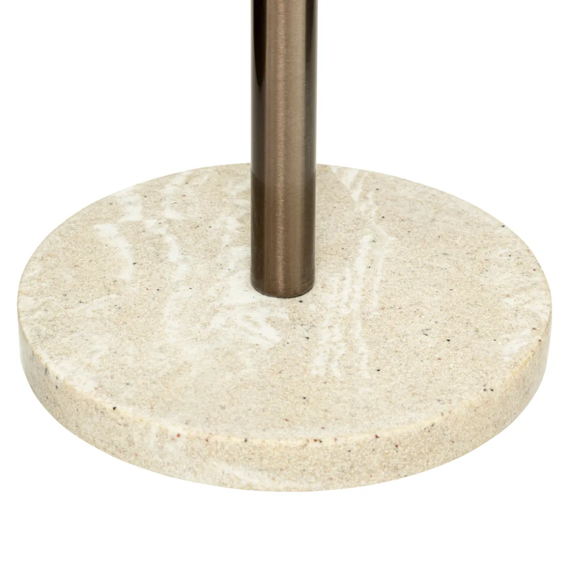 5five Dérouleur avec réserve papier toilette, Effet travertin