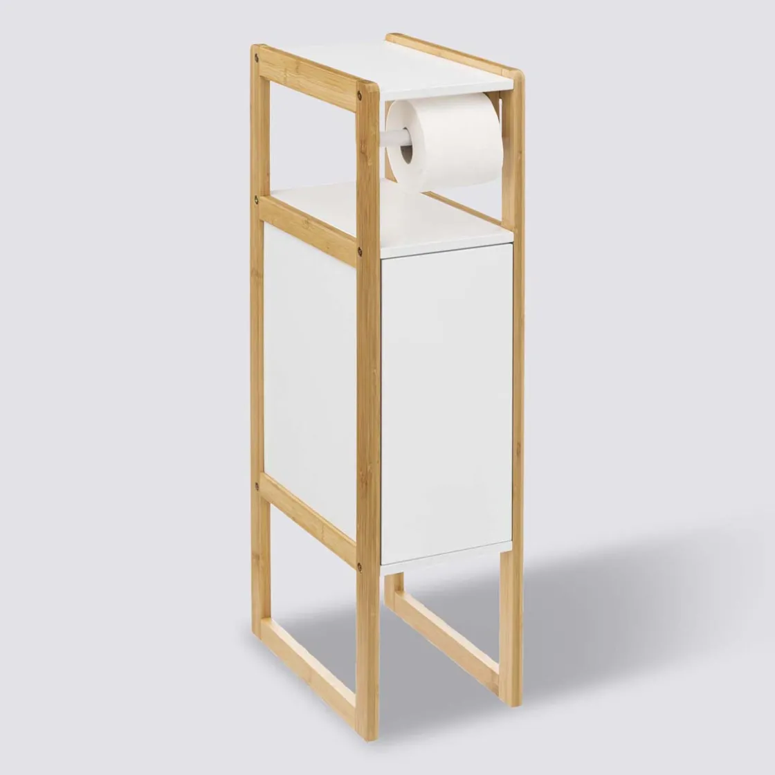 5five Dérouleur meuble avec réserve, Blanc