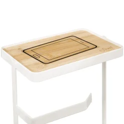 5five Dérouleur support téléphone métal, Blanc