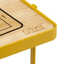 5five Dérouleur support téléphone métal, Jaune moutarde