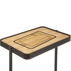 5five Dérouleur support téléphone métal, Gris charbon