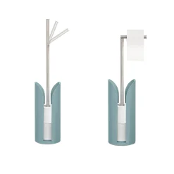 5five Dérouleur tige flexible métal, Bleu artic