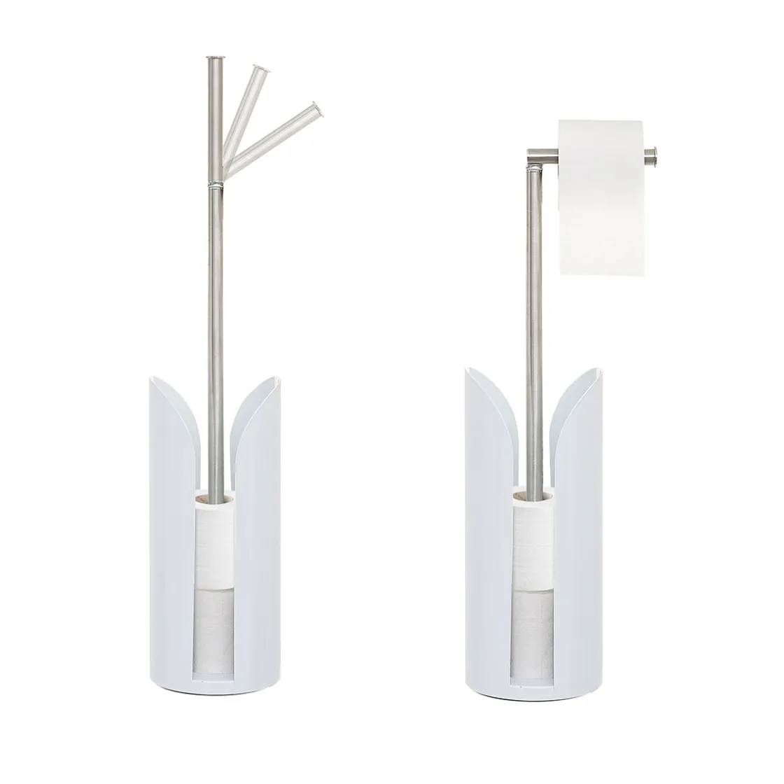 5five Dérouleur tige flexible métal, Blanc