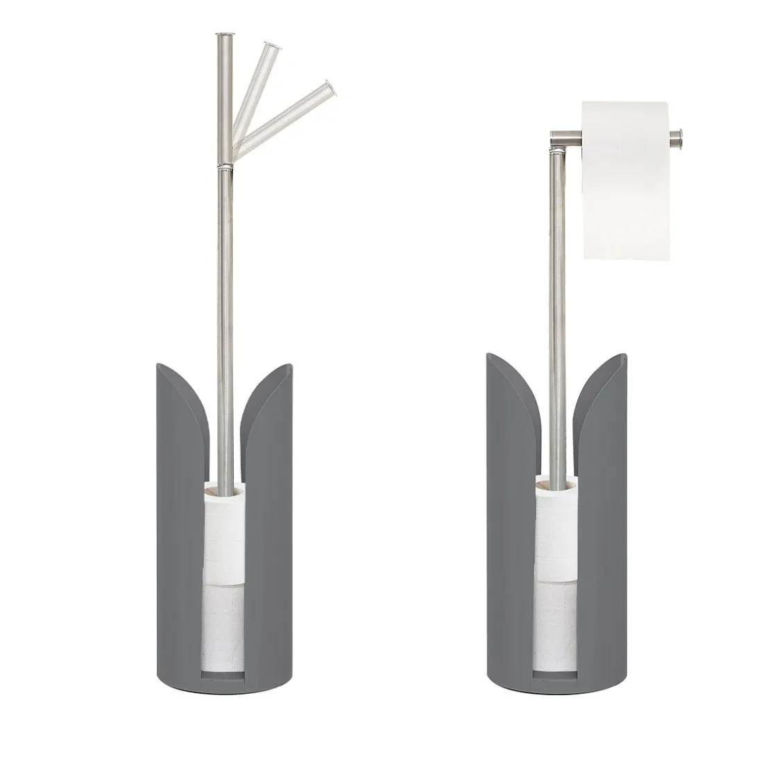 5five Dérouleur tige flexible métal, Gris