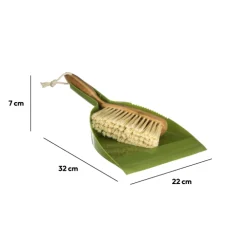 5five Ensemble pelle/balayette, Bambou vert