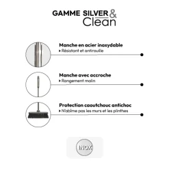 5five Ensemble pelle/balayette, Gris