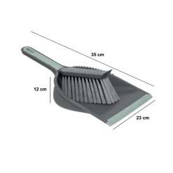 5five Ensemble pelle/balayette, Gris