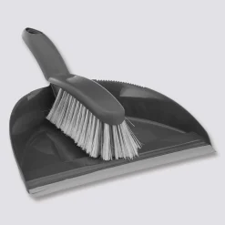 5five Ensemble pelle/balayette plastique, Gris