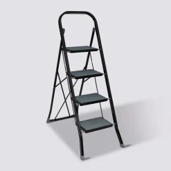 5five Escabeau 4 marches pliable, Métal