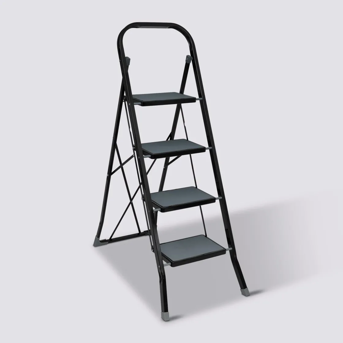 5five Escabeau 4 marches pliable, Métal