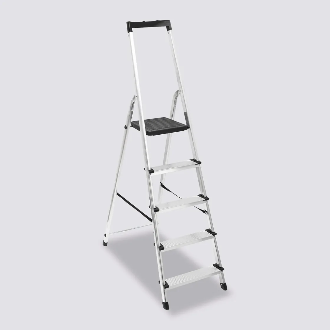 5five Escabeau pliable en aluminium 5 marches