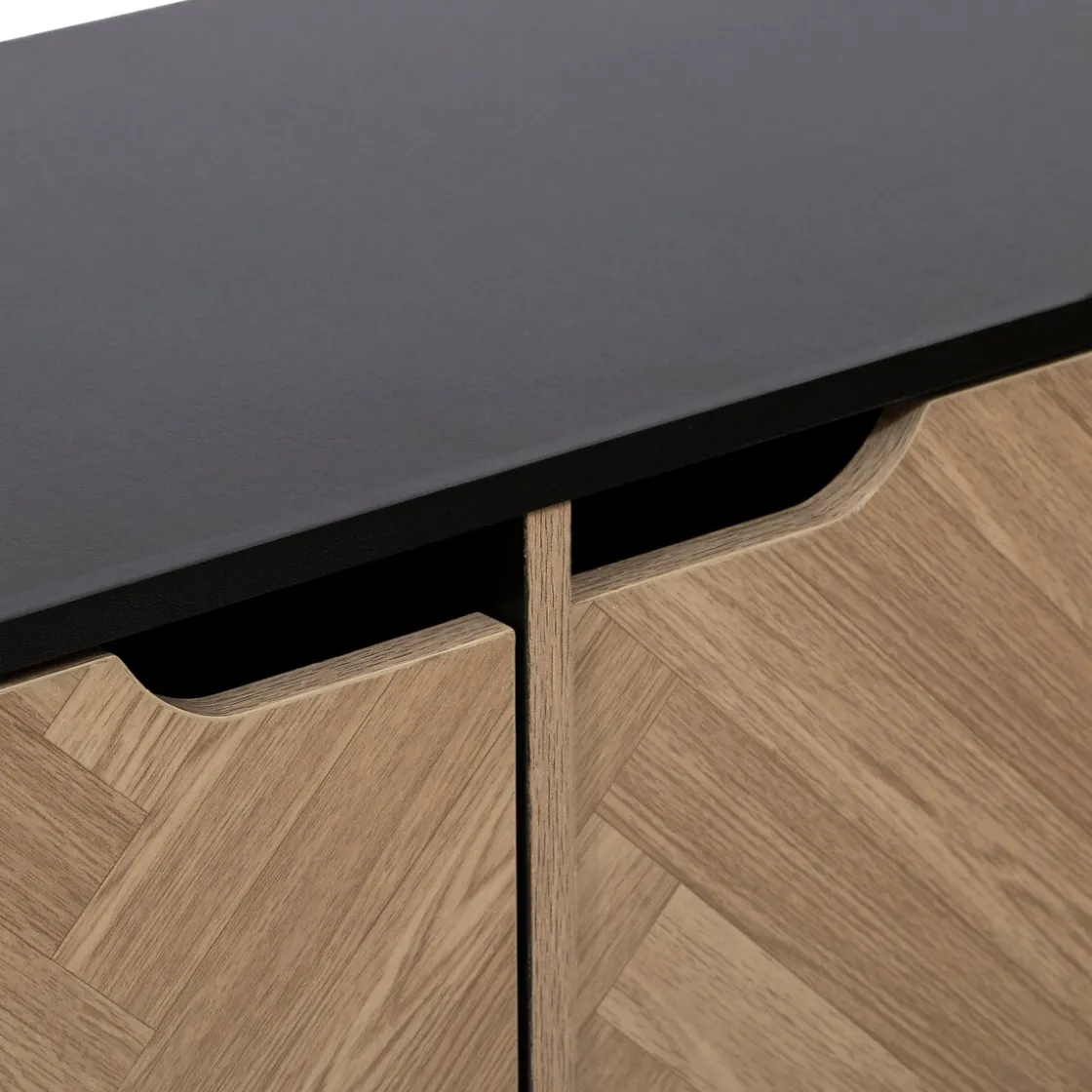 5five Etagère 6 cases, Effet bois et noir