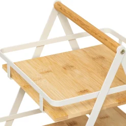 5five Etagère 2 niveaux avec anse, Bambou