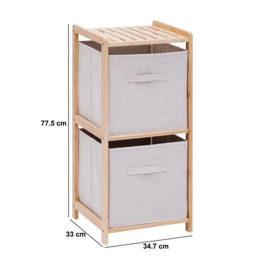 5five Etagère 2 niveaux, Beige