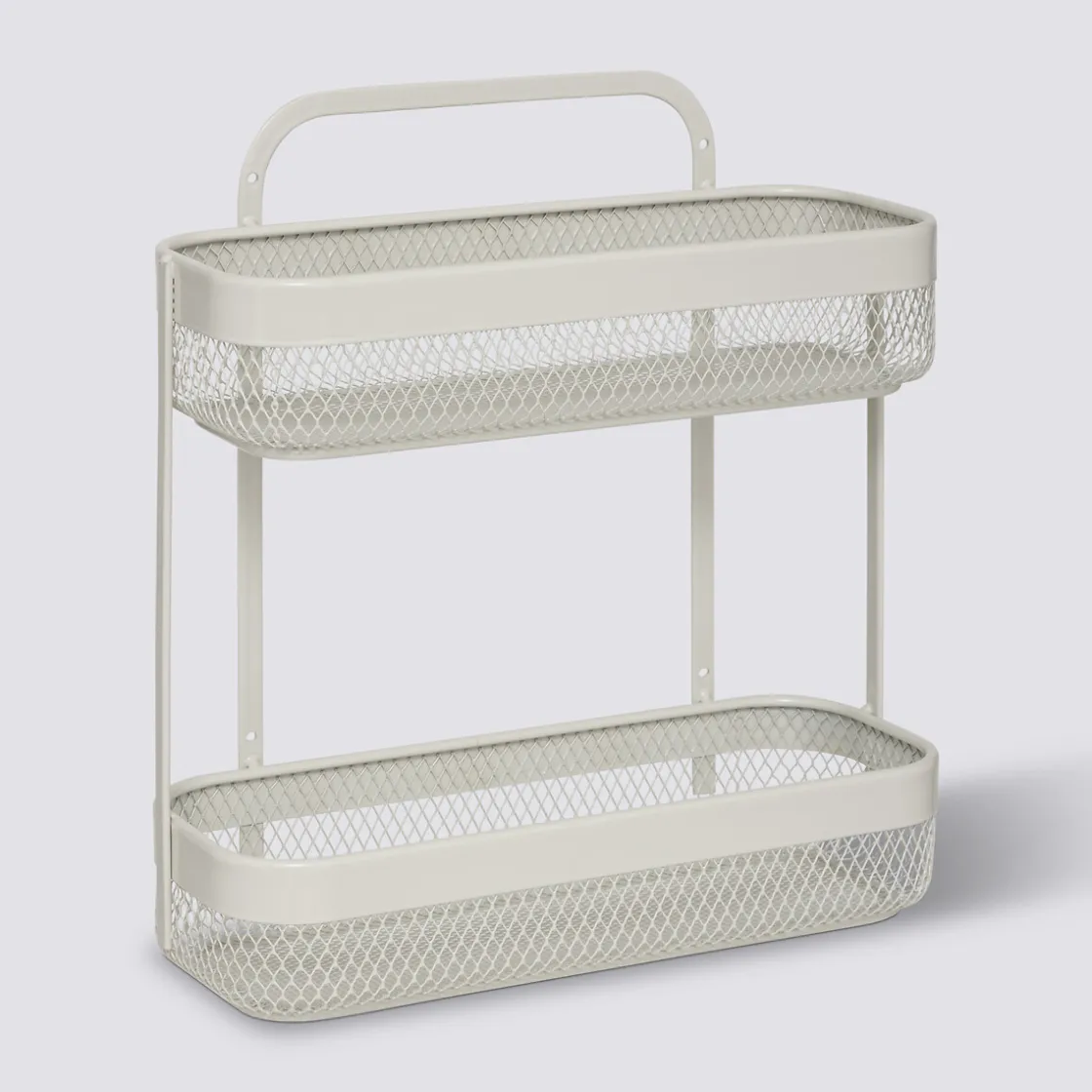 5five Etagère 2 niveaux en métal, Beige