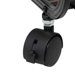 5five Etagère 4 niveaux, métal et bois, Noir