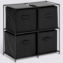 5five Etagère 2 niveaux, Noir